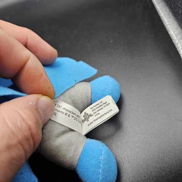 DC Comics Caricature 11" Blue/Gray Batman Doll Big Head Plush Toy Factory NWT - Picture 6 of 6